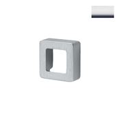 Immagine di Maniglia U9124 da incassare 35x35 mm metallo pressofuso finitura cromo lucido 