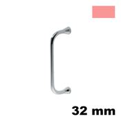 Immagine di Maniglia U930 C interasse 32 mm metallo pressofuso finitura rosa 