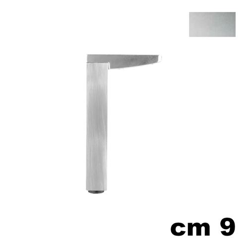 Immagine di Piedino U650 E0 altezza 9 cm in alluminio 