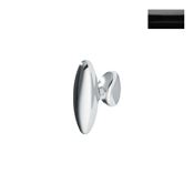 Immagine di Pomolo U907 diametro 40 mm metallo pressofuso finitura nichel nero 