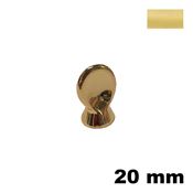 Immagine di Pomolo U979 diametro 20 mm metallo pressofuso fnitura oro 
