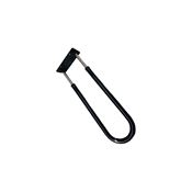 Immagine di Portasalviette ad arco estraibile ingombro 28 cm colore nero 