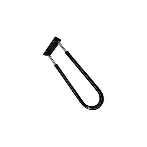 Immagine di Portasalviette ad arco estraibile ingombro 28 cm colore nero 
