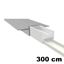Immagine di profili strip led luxor mt. 3 controprof x controsoffitto cartongesso                                                                                           