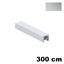 Immagine di profili strip led slim cm. 300 argento esterno                                                                                           