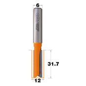 Immagine di Fresa taglienti diritti diametro 12 mm taglio lunghezza 31.7 mm con attacco diametro 6 mm 