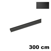 Immagine di profili strip led mek 1-2 cm. 300 nero piano s/schermo diffusore                                                                                           