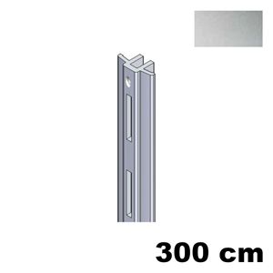 Immagine di cremagliere k00 semincasso cm. 300 argento da avvitare c/fori                                                                                           