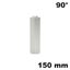 Immagine di angoli zoccoli all. light  90° cm. 15 argento                                                                                            