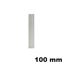 Immagine di giunti zoccoli alluminio light cm. 10 argento                                                                                            