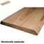 Immagine di Tavoletta frassino scuro massello finitura naturale verniciata 