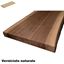 Immagine di Tavoletta noce massello finitura naturale verniciata 