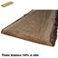 Immagine di Tavoletta rovere massello finitura tinto bianco 10% ad olio 