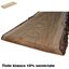 Immagine di Tavoletta rovere massello finitura tinto bianco 10% verniciato 