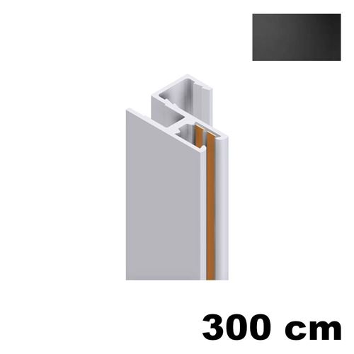 Immagine di cremagliere kep singola later. cm. 300 sx nero elettrificata plug-in                                                                                           