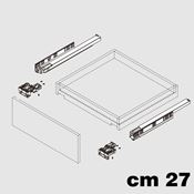 Immagine di Guide D-Motion cm 27 ammortizzate con attacchi regolabili 3D 