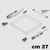 Immagine di Guide D-Motion cm 27 push to open con attacchi regolabili 3D 