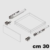 Immagine di Guide D-Motion cm 30 ammortizzate con attacchi regolabili 3D 
