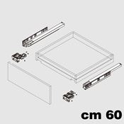 Immagine di Guide D-Motion cm 60 ammortizzate con attacchi regolabili 3D 