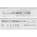 Immagine di Guide Super Rail cm 35 ammortizzate a sfere 