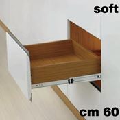 Immagine di Guide Super Rail cm 60 ammortizzate a sfere 