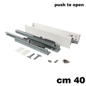 Immagine di Set spondine Magic+ h 88 cm 40 bianche con guide telescopiche push to open 40 kg 