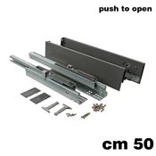Immagine di Set spondine Magic+ h 88 cm 50 grigie con guide telescopiche push to open 40 kg 
