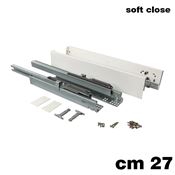 Immagine di Set spondine Magic+ h 88 cm 27 bianche con guide telescopiche ammortizzate 40 kg 