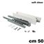 Immagine di Set spondine Magic+ h 88 cm 50 bianche con guide telescopiche ammortizzate 40 kg 