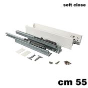 Immagine di Set spondine Magic+ h 88 cm 55 bianche con guide telescopiche ammortizzate 40 kg 