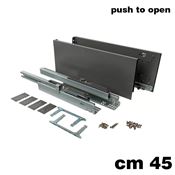 Immagine di Set spondine Magic+ h 172 cm 45 grigie con guide telescopiche push to open 40 kg 
