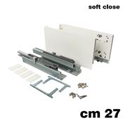 Immagine di Set spondine Magic+ h 172 cm 27 bianche con guide telescopiche ammortizzate 40 kg 