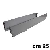 Immagine di Coppia spondine Pure Box h 84 cm 25 grigie 