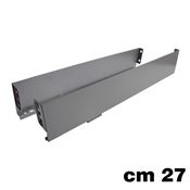 Immagine di Coppia spondine Pure Box h 84 cm 27 grigie 