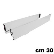 Immagine di Coppia spondine Pure Box h 84 cm 30 bianche 