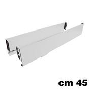 Immagine di Coppia spondine Pure Box h 84 cm 45 bianche 