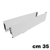 Immagine di Coppia spondine Pure Box h 122 cm 35 bianche 