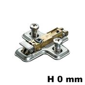 Immagine di basi 2le domi f. 37 x 32 mm.  0 nich. lamiera viti euro                                                                                           