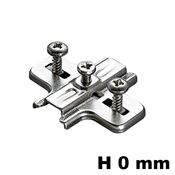 Immagine di basi 2lh c/vite f. 37 x 32 mm.  0 nich. lamiera bussole d. 5                                                                                           