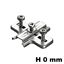 Immagine di basi 2lh c/vite f. 37 x 32 mm.  0 nich. lamiera bussole d. 5                                                                                           