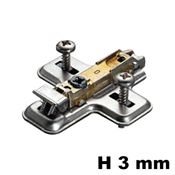 Immagine di basi 2lh domi f. 37 x 32 mm.  3 nich. lamiera bussole mm. 5                                                                                           