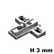 Immagine di basi 6zv c/vite f. 28 x 32 mm.  3 nich. zama avvitare                                                                                           