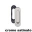 Immagine di Maniglia 3665 incasso ovale 125x40 cromo satinato 