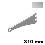 Immagine di reggimensole kr reggitubi lat. cm. 31 arg.vern. x tubo ovale 30 x 15                                                                                           