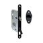 Immagine di serrature scitre class bagno mm. 50 nero op. frontale 16 x 160                                                                                           