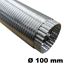 Immagine di tubi ventilazione estensibili mm. 100 naturale cm. 85/300 c/imbocco                                                                                           