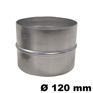 Immagine di giunti tubi ventilazione all. mm. 120 alluminio                                                                                           
