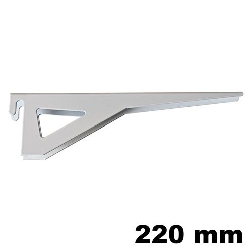 Immagine di reggimensole frasan 628 cm. 22 bianco x cremagliera acciaio                                                                                           