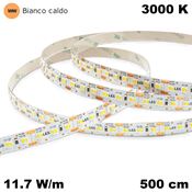 Immagine di strip led mm.10 24v 3000k mek 11.7w/m cm. 500 108 led/m                                                                                           