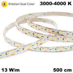 Immagine di strip led mm.10 24v edc mek 13.0w/m cm. 500 120+120 led/m                                                                                           